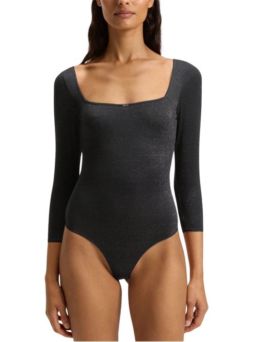 Body in jersey con finitura picot Hugo Boss | 50550349001